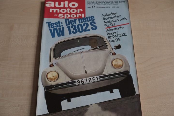 Deckblatt Auto Motor und Sport (17/1970)
